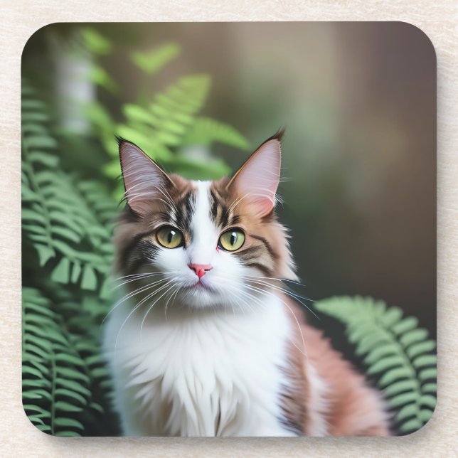 Lulu The Ragdoll Cat, Getränkeuntersetzer (Vorderseite)