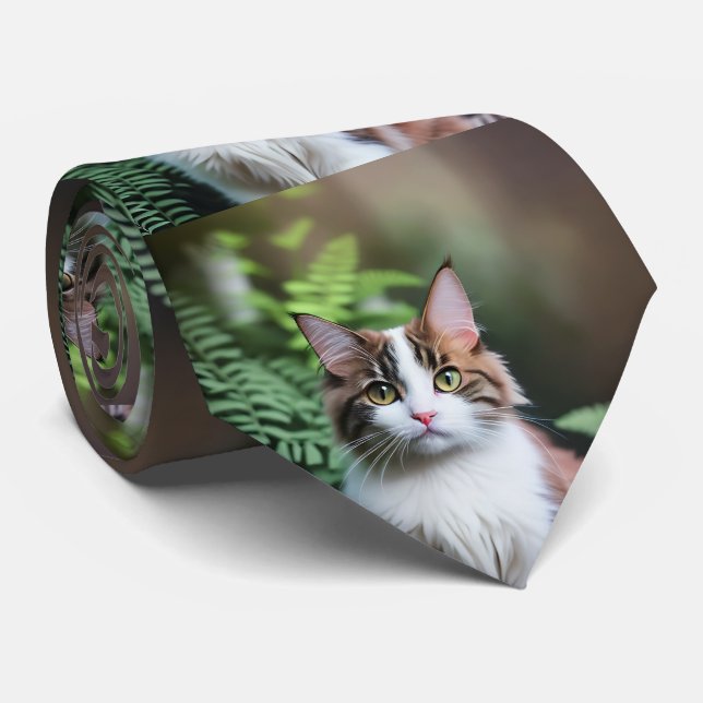 Lulu The Ragdoll Cat, Neck Tie Krawatte (Gerollt)