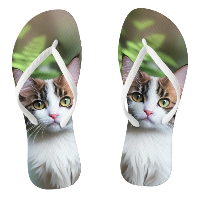 Lulu The Ragdoll Kitty Cat, Thongs Flip Flops (Fußbett)