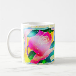 "Lulumama" Stern strahlt Rose, Kaffeetasse