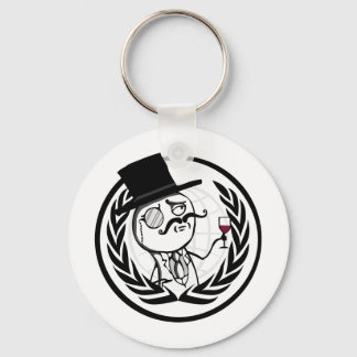 LulzSec Anonymes Logo Schlüsselanhänger
