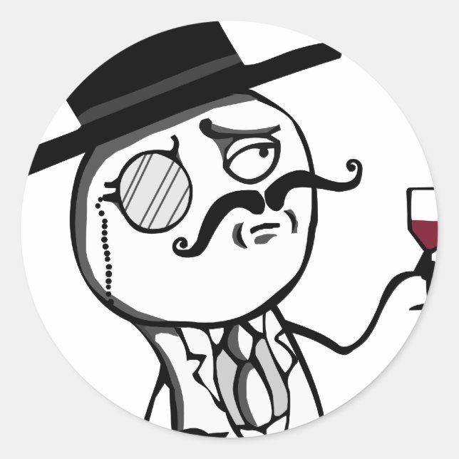 LulzSec Runder Aufkleber (Vorderseite)