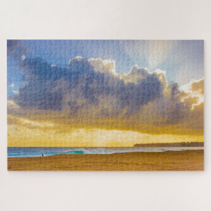 Lumahai Beach, Kauai, Hawaii Large Jigsaw Puzzle