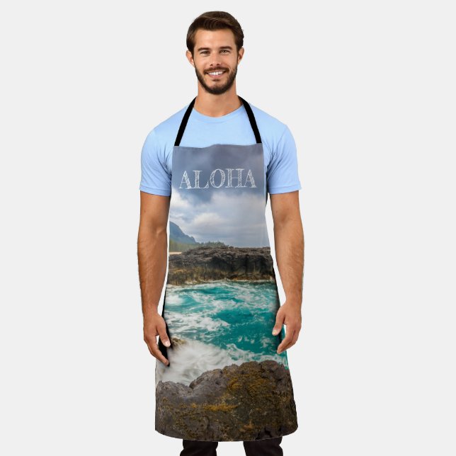 Lumaha'i Beach, Kauai, Hawaii Schürze (Getragen)