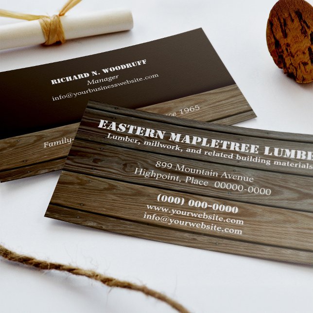 Lumb-Visitenkarte Visitenkarte (Lumber Business Card)