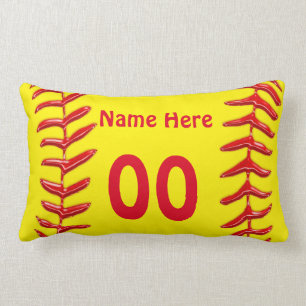 Lumbale personalisierte Softballthrow-Kissen Lendenkissen