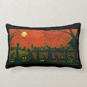 Lumbaler Kissen Halloweens REVERSIBLE