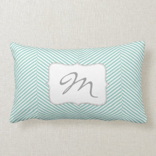 Lumbales Kissen des Monogramms -