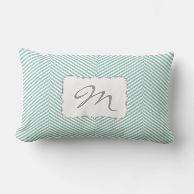 Lumbales Kissen des Monogramms - (Vorderseite)