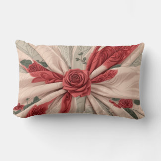 Lumbalkissen mit Rose Lendenkissen