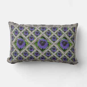 Lumbar-Kissen mit blauem Scilla Lendenkissen