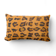 Lumbar Pillow Chic Leopard-Print Animal Print