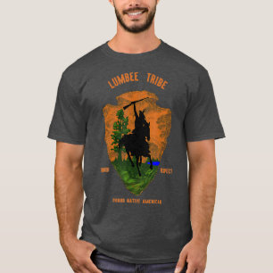 Lumbee Stamm Native Amerikanische Ureinwohner Prid T-Shirt