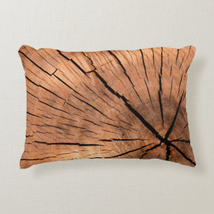 Lumber log wood tree cross section dekokissen