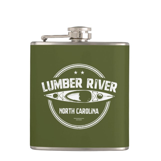 Lumber River, North Carolina Flachmann (Vorderseite)