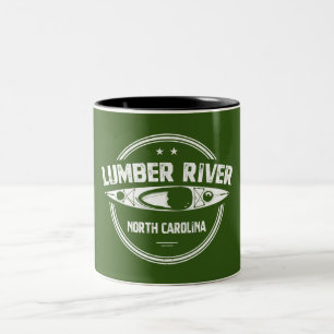 Lumber River, North Carolina Zweifarbige Tasse