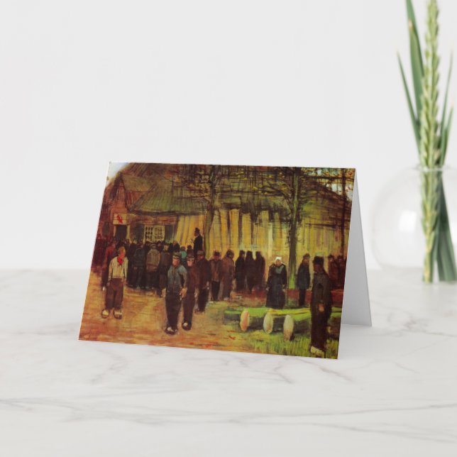 Lumber Sale von Vincent van Gogh Karte (Vorderseite)