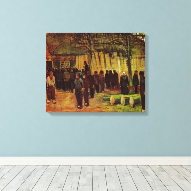 Lumber Sale von Vincent van Gogh Leinwanddruck (Insitu (Holzboden))