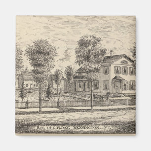 Lumber und Grist Mills in Arlington Vermont Magnet