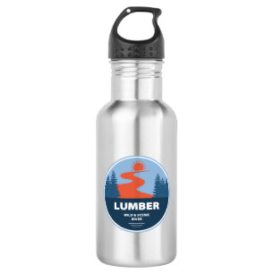 Lumber Wild und Landschaftlich, North Carolina Edelstahlflasche
