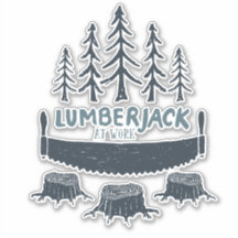 Lumberjack am Arbeitsplatz Überschneidung von Baum