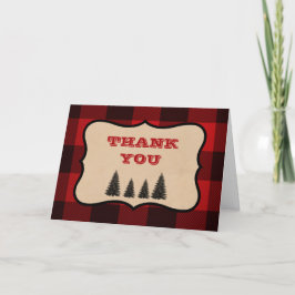Lumberjack Babydusche Danke, dass die Karten gekla