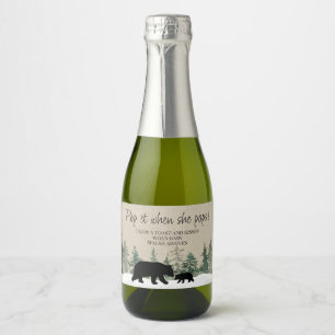 Lumberjack Bear Baby Dusche Pop Sparkling