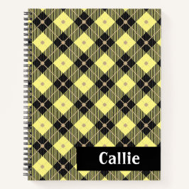 Lumberjack Black & Yellow Kariert Bullet Journal Notizbuch