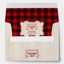 Lumberjack Christmas Party Red Buffalo Wood