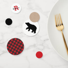Lumberjack Kraft Bear Konfetti