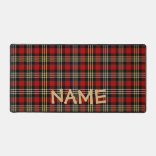 Lumberjack Plaid Motif Nom personnalisé