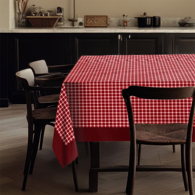 Lumberjack Tablecloth Rustikal Rote Tradition Tischdecke (Lumberjack Tablecloth Rustic Red Black Tradition)