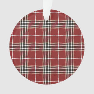 Lumberjack Tartan Karierter Baum Ornament