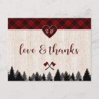 LumberJack und Jill Wedding Jubiläum Danke