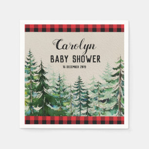 Lumberjack Wald Cocktail Papier Napkins Serviette