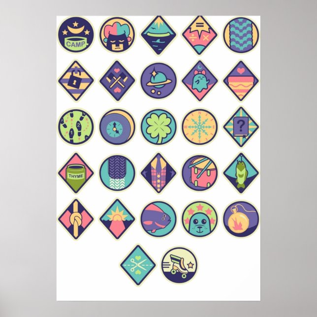 Lumberjanes Patches Poster (Vorne)