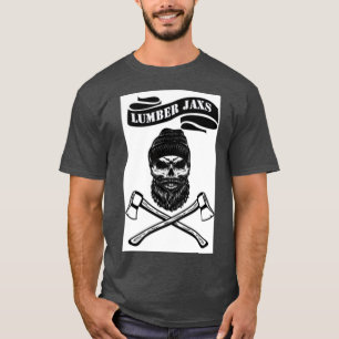 LumberJaxs Äxte Herumwerfen Bartschädel T-Shirt