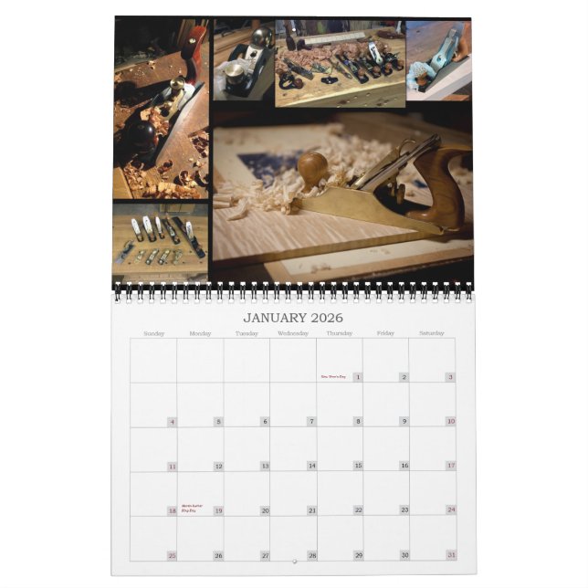 LumberJocks Handwerkzeug-Kalender 2014 Kalender (Jan 2026)