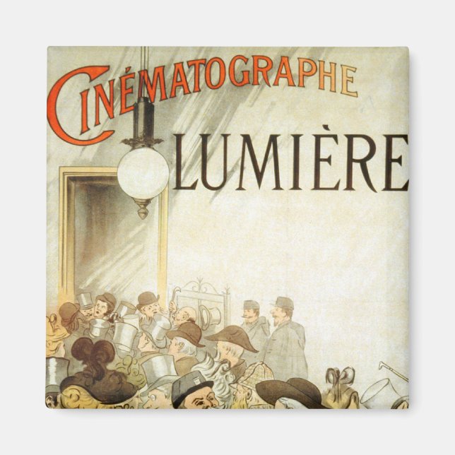 Lumière Brothers Cinema Poster Magnet (Vorne)