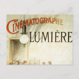 Lumière Brothers Cinema Poster Postkarte