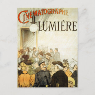 Lumière Brothers Kinoplakat Postkarte