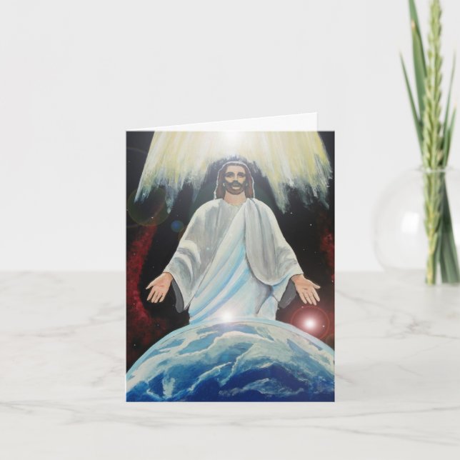Lumière de Jésus-Christ de Pâques de la carte de (Devant)