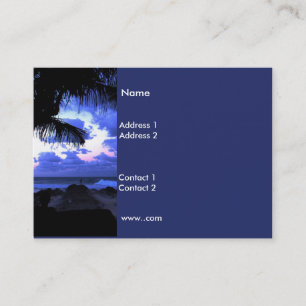 Lumière de la lune carte de visite