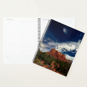 Lumière de la lune sur Sedona, Arizona