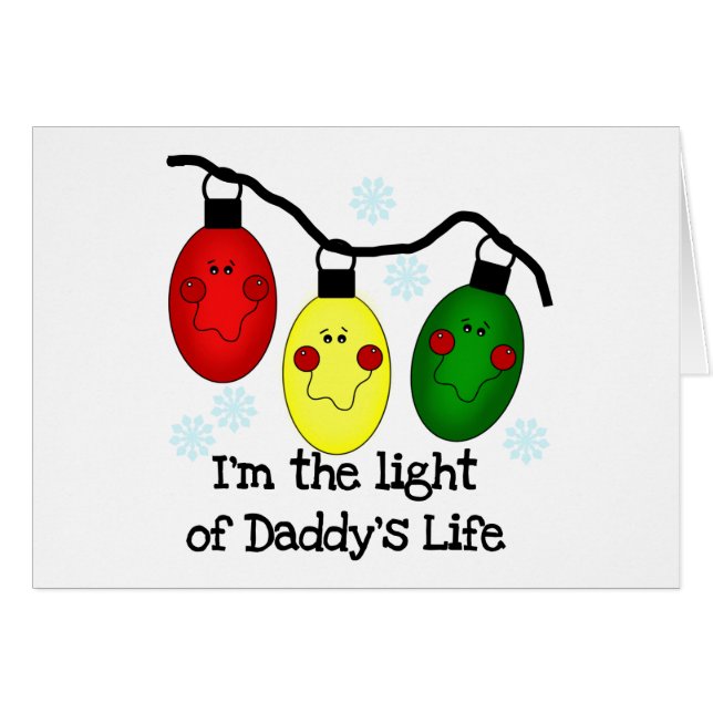 Lumière de la vie de papa Tshirts et cadeaux de va (Devant horizontal)