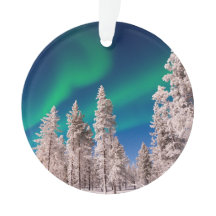 Lumière du Nord hivernal
