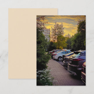 Lumière du Soir Invitation Urbaine – Personnalisab