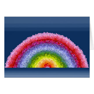 Lumière du soleil par l'arc-en-ciel de fleurs