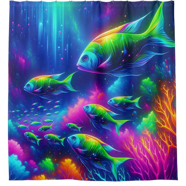 "Lumière océanique : Rideau abyssal" (Devant)