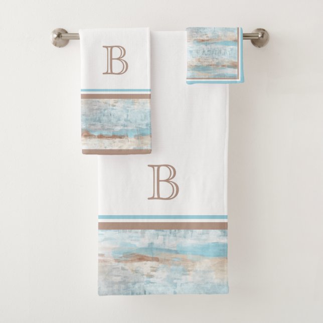 Lumière personnalisée Turquoise Aqua Bleu Taupe Bl (En situation)